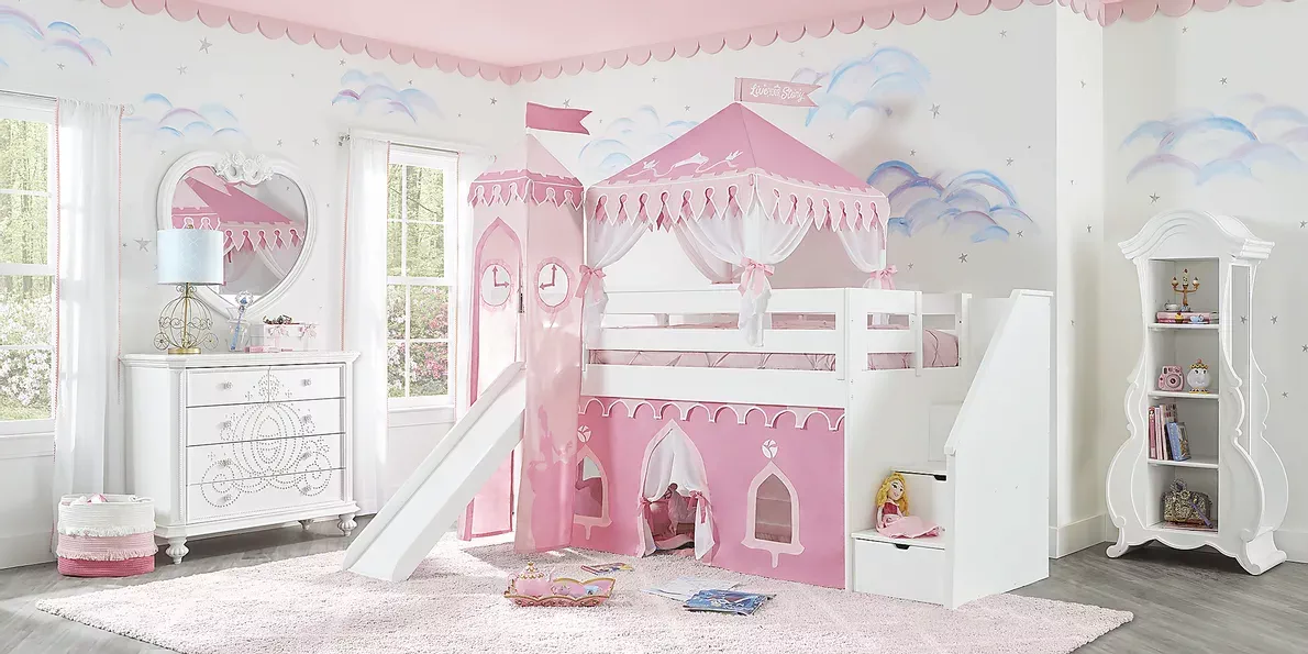 disney-princess-fairytale-white-step-loft-bed-with-slide-and-tower_3657090P_image-room